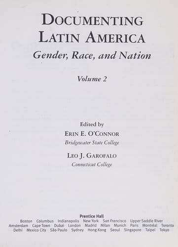 Tapa de Documenting Latin America