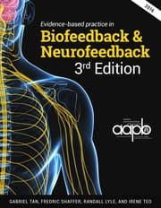 Tapa de Evidence-based Practice in Biofeedback & Neurofeedback 3rd Edition