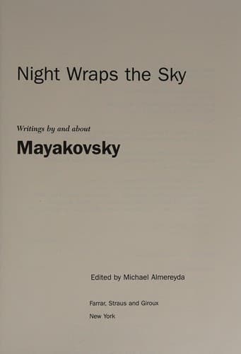 Tapa de Night wraps the sky