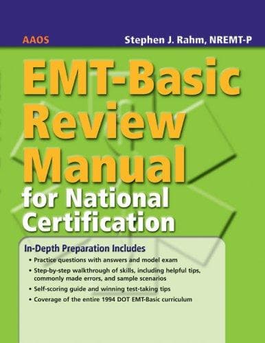 Tapa de EMT-Basic Review Manual for National Certification