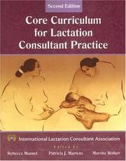 Tapa de Core curriculum for lactation consultant practice