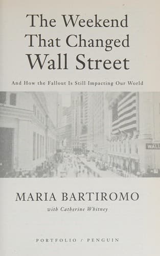 Tapa de Weekend That Changed Wall Street