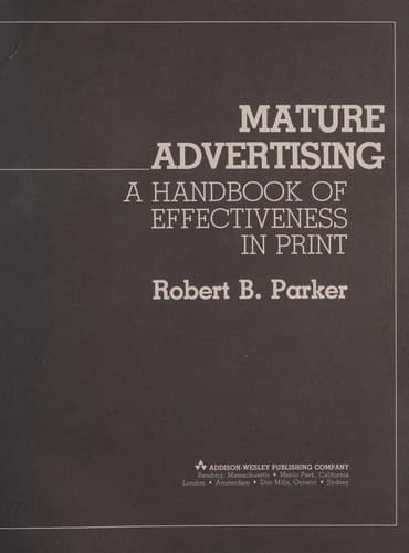 Tapa de Mature advertising