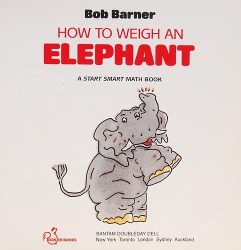 Tapa de How to weigh an elephant