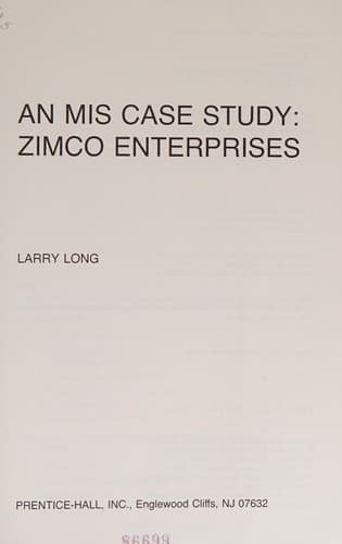 Tapa de An MIS case study