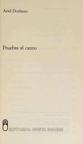 Tapa de Pruebas al canto