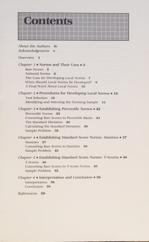 Tapa de Developing and interpreting local norms