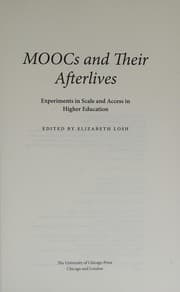 Tapa de MOOCs and Their Afterlives
