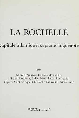 Tapa de La Rochelle