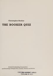 Tapa de Booker Quiz