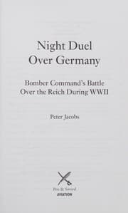 Tapa de Night Air War over Germany