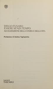 Tapa de Essere senza tempo