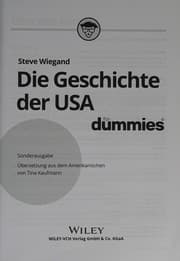 Tapa de Geschichte der USA