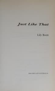 Tapa de Just like that