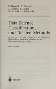 Tapa de Data science, classification, and related methods