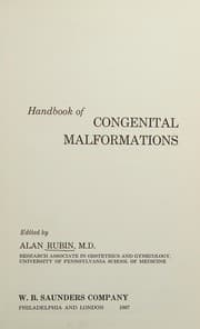 Tapa de Handbook of congenital malformations