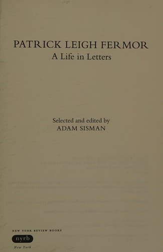 Tapa de Patrick Leigh Fermor