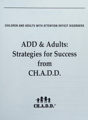 Tapa de ADD & ADULTS STRATEGIES FOR SUCESS FROM CH.A.D.D