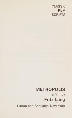 Tapa de Metropolis