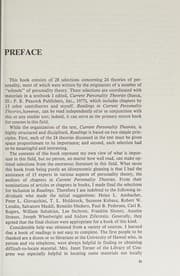 Tapa de Readings in current personality theories