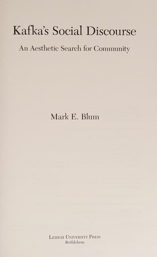 Tapa de Kafka's social discourse