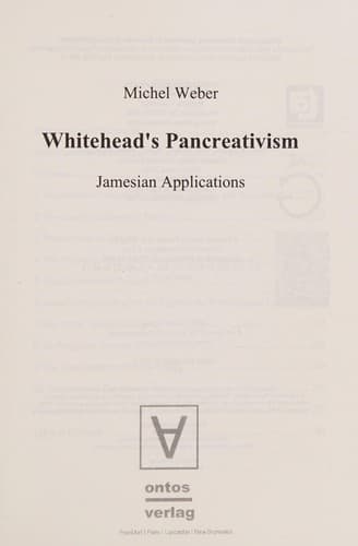 Tapa de Whitehead's Pancreativism