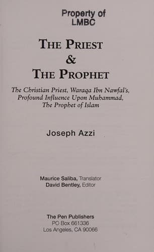 Tapa de The priest & the Prophet