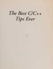 Tapa de The best C/C++ tips ever