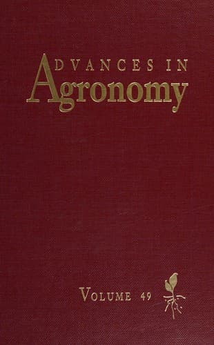 Tapa de Advances in agronomy