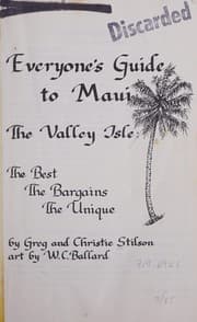 Tapa de Everyone's guide to Maui, the valley isle