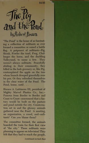 Tapa de The pig and the pond