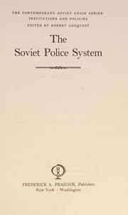 Tapa de The Soviet police system