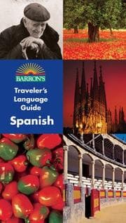 Tapa de Barron's Traveler's Language Guide -- Spanish