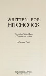 Tapa de Written for Hitchcock