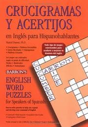 Tapa de Crucigramas Y Acertijos En Inglés Para Hispanohablantes