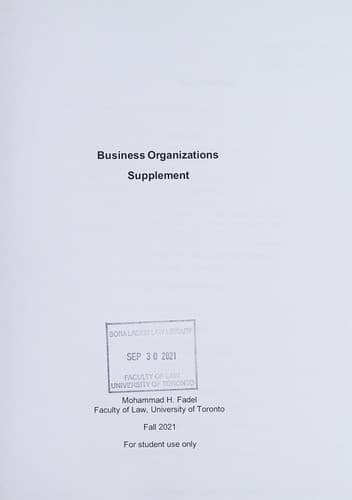 Tapa de Business organizations