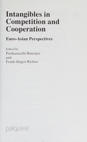 Tapa de Intangibles in competition and cooperation