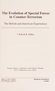 Tapa de The evolution of special forces in counter-terrorism