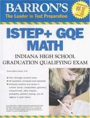 Tapa de Barron's ISTEP + GQE - MATH