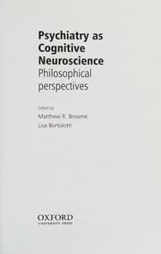 Tapa de Psychiatry as cognitive neuroscience