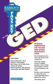 Tapa de Barron's Pass key to the GED