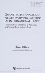 Tapa de Quantitative analysis of newly evolving patterns of international trade