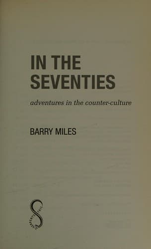 Tapa de In the seventies