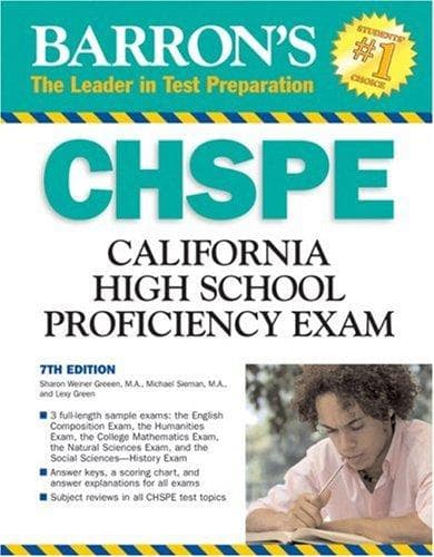Tapa de Barron's CHSPE