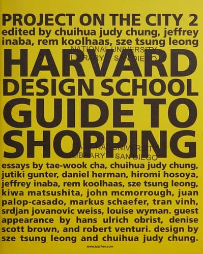 Tapa de Harvard Design School guide to shopping
