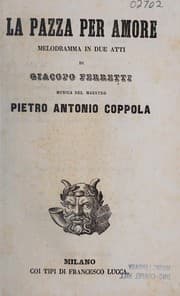 Tapa de La pazza per amore