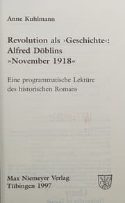 Tapa de Revolution als "Geschichte"