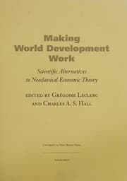 Tapa de Making world development work
