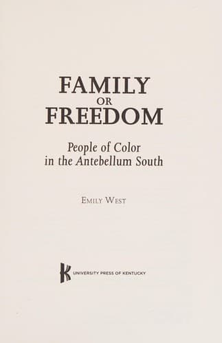 Tapa de Family or freedom