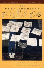 Tapa de The Best American Poetry 1993